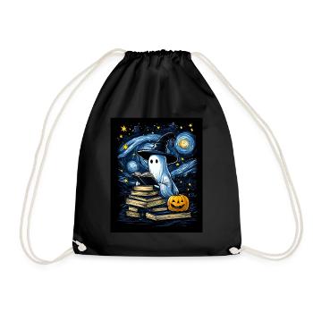 Cadeau d’Halloween Femmes Hommes Enfants Décoration - Sac de sport léger - noir - Devant
