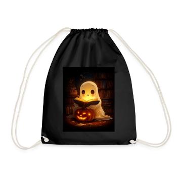 Cadeau d’Halloween Femmes Hommes Enfants Décoration - Sac de sport léger - noir - Devant
