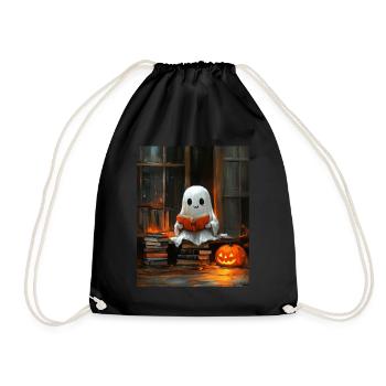 Cadeau d’Halloween Femmes Hommes Enfants Décoration - Sac de sport léger - noir - Devant