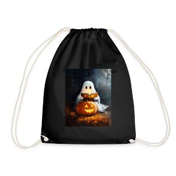 Cadeau d’Halloween Femmes Hommes Enfants Décoration - Sac de sport léger - noir - Devant