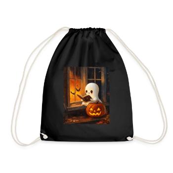 Cadeau d’Halloween Femmes Hommes Enfants Décoration - Sac de sport léger - noir - Devant