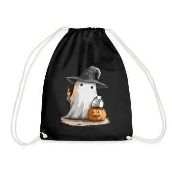 Cadeau d’Halloween Femmes Hommes Enfants Décoration - Sac de sport léger - noir - Devant