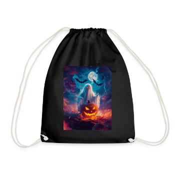 Cadeau d’Halloween Femmes Hommes Enfants Décoration - Sac de sport léger - noir - Devant