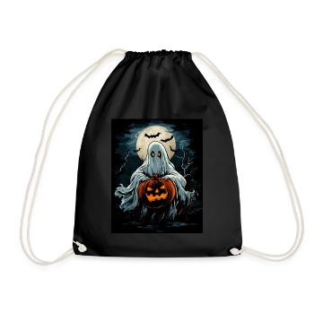 Cadeau d’Halloween Femmes Hommes Enfants Décoration - Sac de sport léger - noir - Devant