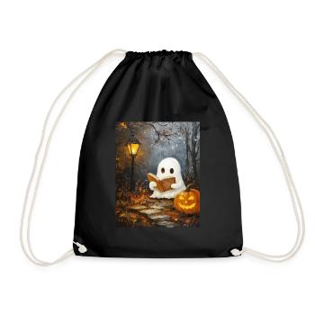 Cadeau d’Halloween Femmes Hommes Enfants Décoration - Sac de sport léger - noir - Devant