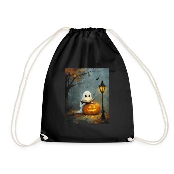 Cadeau d’Halloween Femmes Hommes Enfants Décoration - Sac de sport léger - noir - Devant