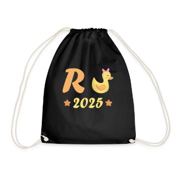 Canard Pension 2025 Pension Retraite Grand-père Mamie Retraité - Sac de sport léger - noir - Devant