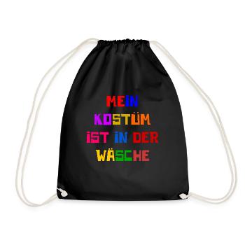 Carnival Costume Women's Gift Carnival Carnival - Drawstring Bag - black - Front