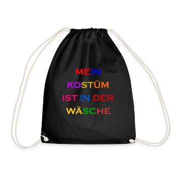 Carnival Costume Women's Gift Carnival Carnival - Drawstring Bag - black - Front