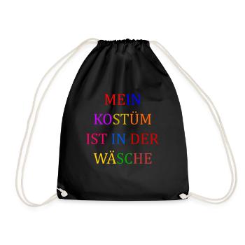 Carnival Costume Women's Gift Carnival Carnival - Drawstring Bag - black - Front
