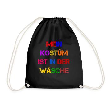 Carnival Costume Women's Gift Carnival Carnival - Drawstring Bag - black - Front