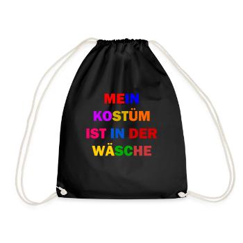 Carnival Costume Women's Gift Carnival Carnival - Drawstring Bag - black - Front