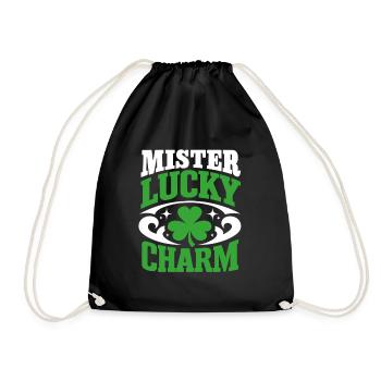 Mister Lucky Charm - St. Patrick's Day - Irland - Turnbeutel - Schwarz - Vorne