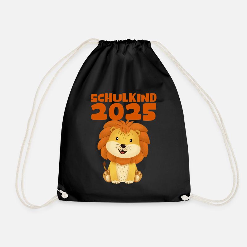 Schulkind 2025 Junge Mädchen Einschulung 2025 Deko - Turnbeutel - Schwarz