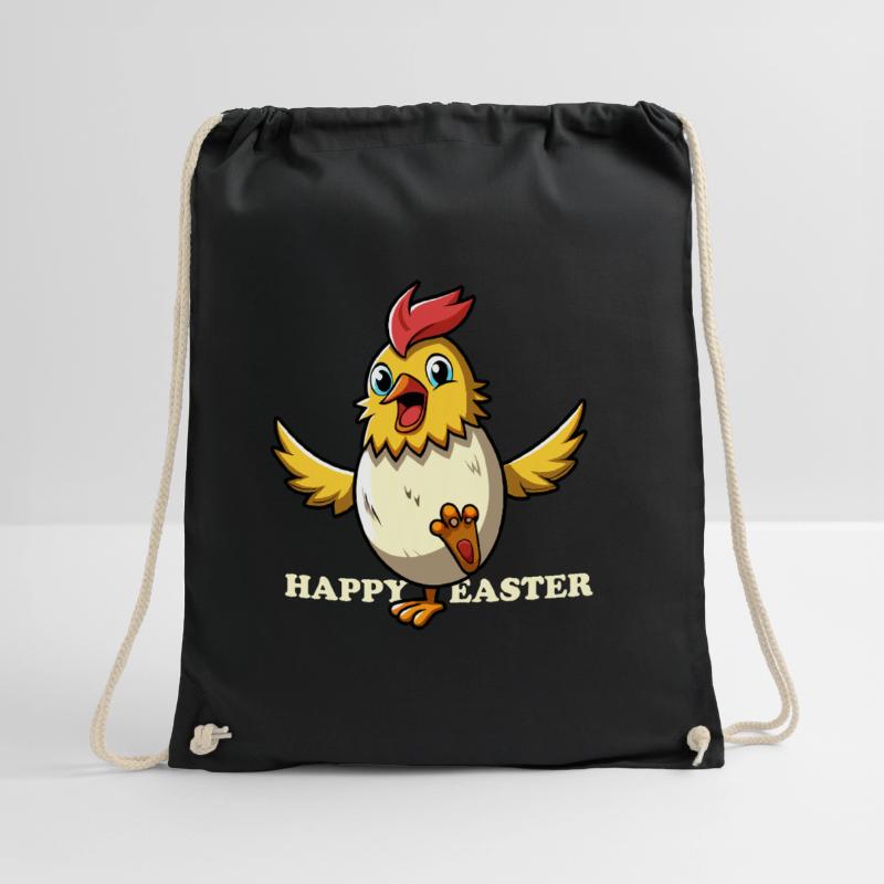 Happy Easter - Easter Chicken - Easter Egg - Gift Drawstring Bag