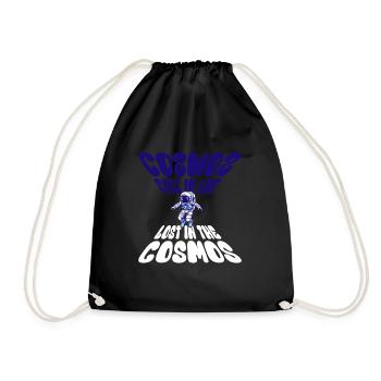 Lost in the Cosmos - Astronaut - Weltall - Turnbeutel - Schwarz - Vorne