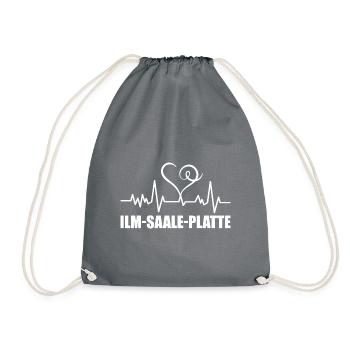 Heartbeat Ilm-Saale-Platte - Turnbeutel - Grau - Vorne