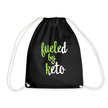 Keto Lifestyle - Chemise drôle de Keto - cétones de régime de cétose - Sac de sport léger - noir - Devant