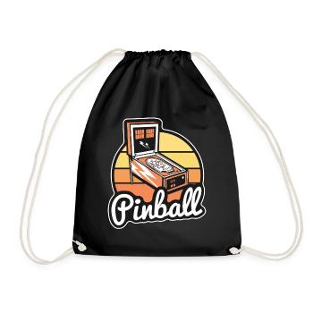 Pinball Shirt Retro Classic Pinball Cadeaux pour hommes - Sac de sport léger - noir - Devant