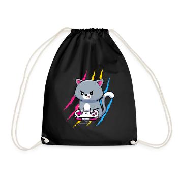 Pansexuel Gaymer Geek Pride LGBT Amoureux des jeux vidéo - Sac de sport léger - noir - Devant