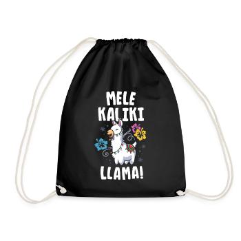 Chemise Mele Kalikimaka pour femme Hawaiian Xmas - Sac de sport léger - noir - Devant