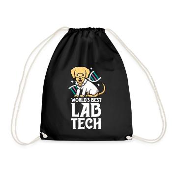 Meilleur technicien de laboratoire au monde Technologie de laboratoire drôle - Sac de sport léger - noir - Devant