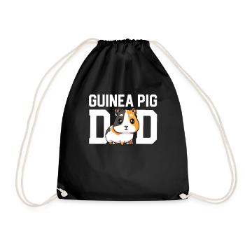 Cadeau de papa cochon d’Inde pour les amoureux du cochon d’Inde Propriétaire - Sac de sport léger - noir - Devant