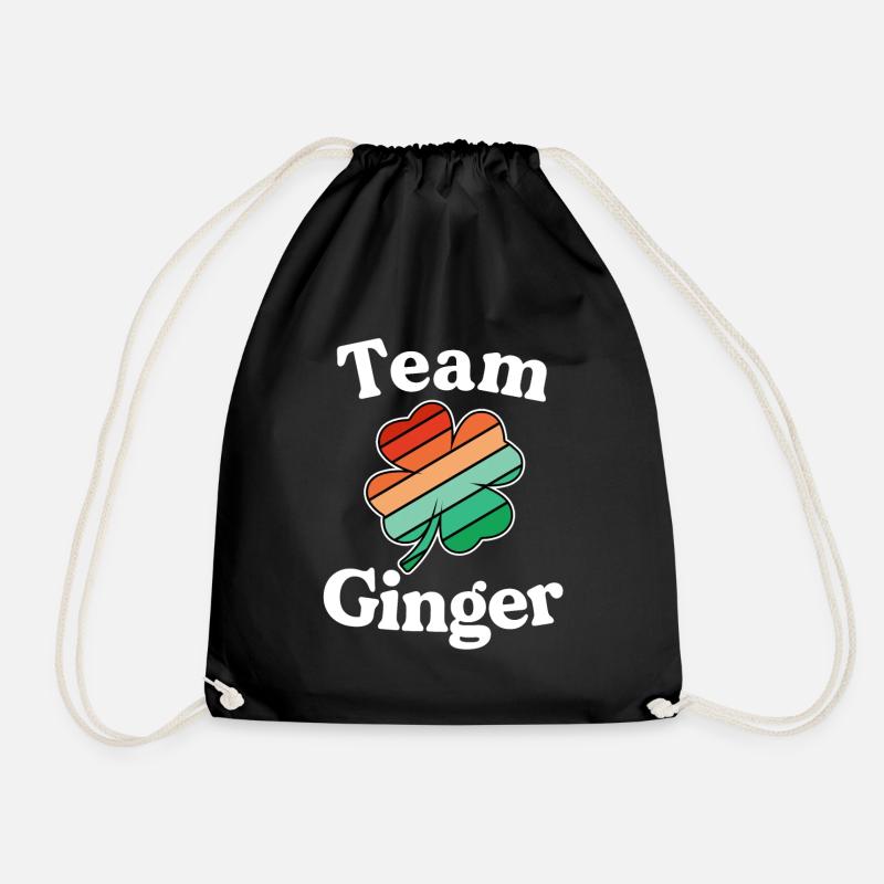 Team Ginger St Patricks Day Redhead Irish Red Hair - Sac de sport léger - noir