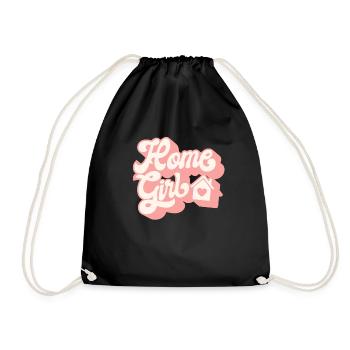 Accueil Fille Drôle cadeau pour bureau d’agent immobilier - Sac de sport léger - noir - Devant