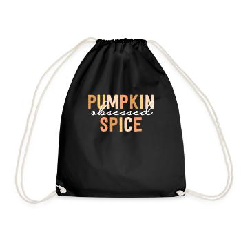 Café obsédé par les épices à la citrouille PSL Vintage Fall - Sac de sport léger - noir - Devant