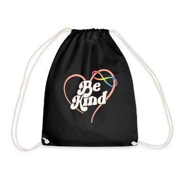 Chemise autisme Be Kind Mom Neurodiversity Infinity - Sac de sport léger - noir - Devant