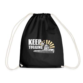 Schlepper Schleppboot Tug Life - Sac de sport léger - noir - Devant