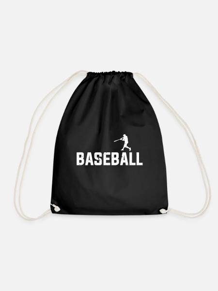 Baseball - Turnbeutel - Schwarz