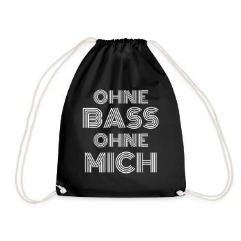 TECHNO TECHNO TECHNO Musik Goa Tanzen Geschenk - Turnbeutel - Schwarz - Vorne