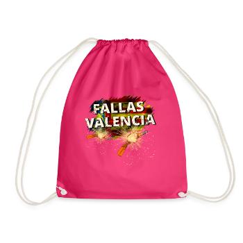 Fallas Valencia Trueno Drapeau - Sac de sport léger - fuchsia - Devant