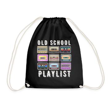 OLD SCHOOL PLAYLIST - Sac de sport léger - noir - Devant