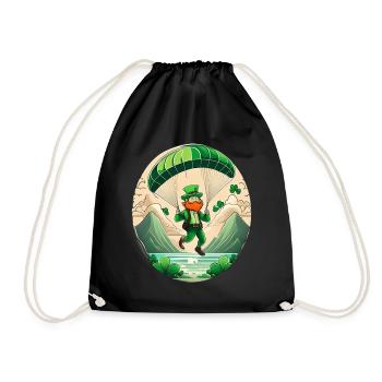Parapente Trèfle de la Saint-Patrick - Sac de sport léger - noir - Devant
