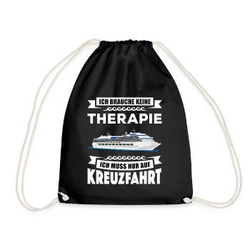 Cruise Shirt - Cruise Ship - Gift - Drawstring Bag - black - Front