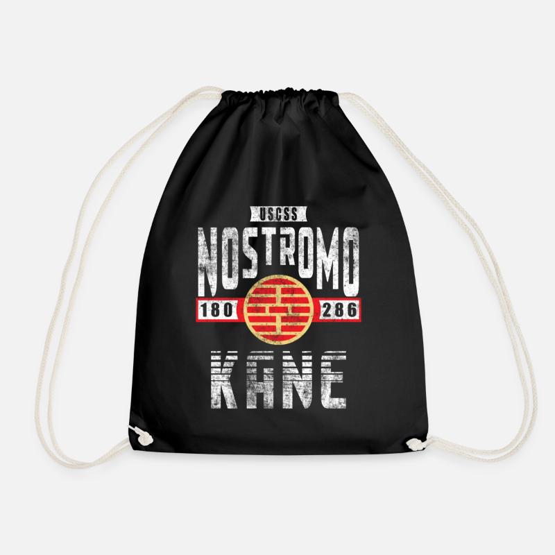 Alien Nostromo crew rank Kane - Drawstring Bag - black