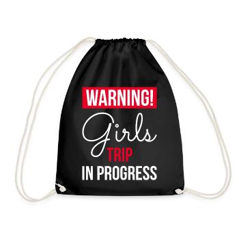 Avertissement Filles Voyage en cours II - Sac de sport léger - noir - Devant