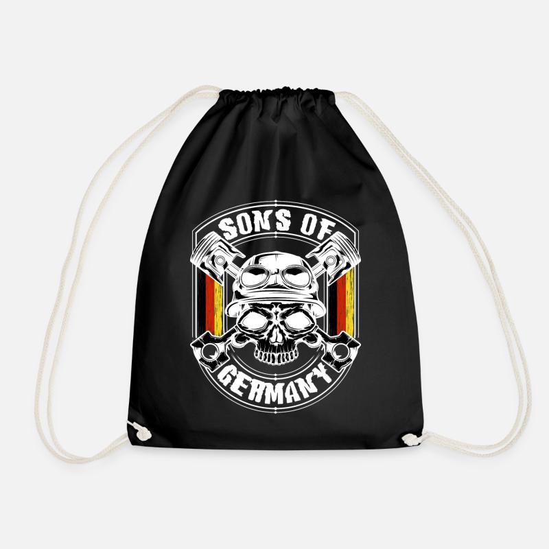 Biker Sons of Germany - Turnbeutel - Schwarz
