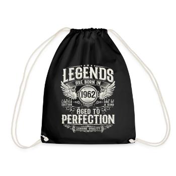 Millésime 1962 Born Legends Cadeau d’anniversaire - Sac de sport léger - noir - Devant