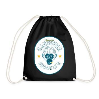 Brooklyn Gangsters - Drawstring Bag - black - Front
