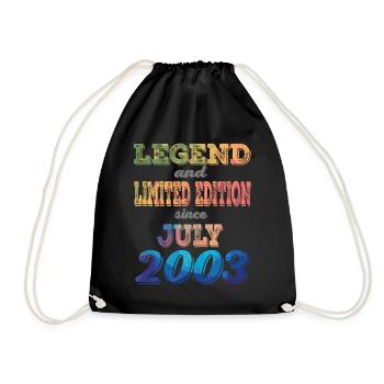 LEGEND AND LIMITED EDITION - Turnbeutel - Schwarz - Vorne