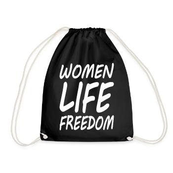 Women life freedom - Sac de sport léger - noir - Devant