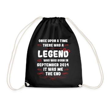 Il était une fois une légende. Septembre 2014 Naissance - Sac de sport léger - noir - Devant