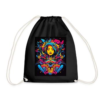 Samba Beats: Brazil Music Vibe Vector Design - Sac de sport léger - noir - Devant