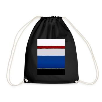 Le style Rothko en couleurs numériques - Sac de sport léger - noir - Devant