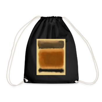 L’art Rothko dans le style numérique - Sac de sport léger - noir - Devant