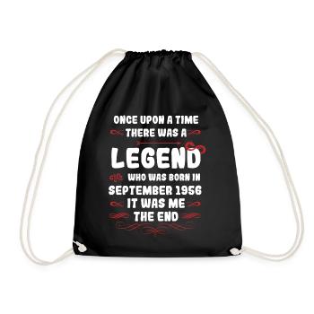 Il était une fois une légende. Septembre 1956 Naissance - Sac de sport léger - noir - Devant